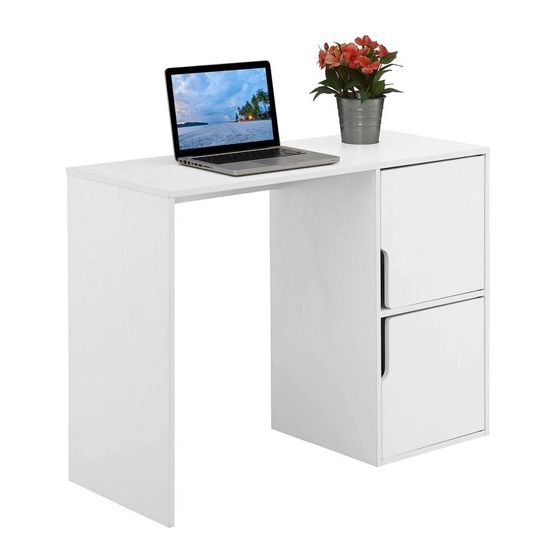 Designs2Go Student Desk with Storage Cabinets - Breighton Home, 4 of 9