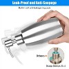 LunaLulinlk 375ml Soap Dispenser, 304 Stainless Steel Hand Soap Dispenser with Pump for Kitchen Bathroom Sink - 4 of 4
