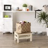 Bone Dry Polyester Pet Bin Trellis Paw - 4 of 4