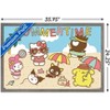 Trends International Hello Kitty and Friends: 22 Seize The Moment - Beach Framed Wall Poster Prints - 3 of 4