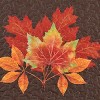 Collections Etc Seasonal Autumn Leaf Patchwork Design Quilt - 3 of 3