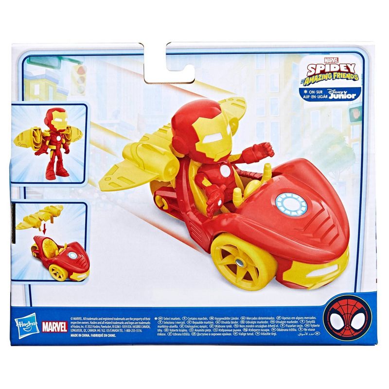 Marvel Spidey and His Amazing Friends Iron Racer Set, 6 of 7