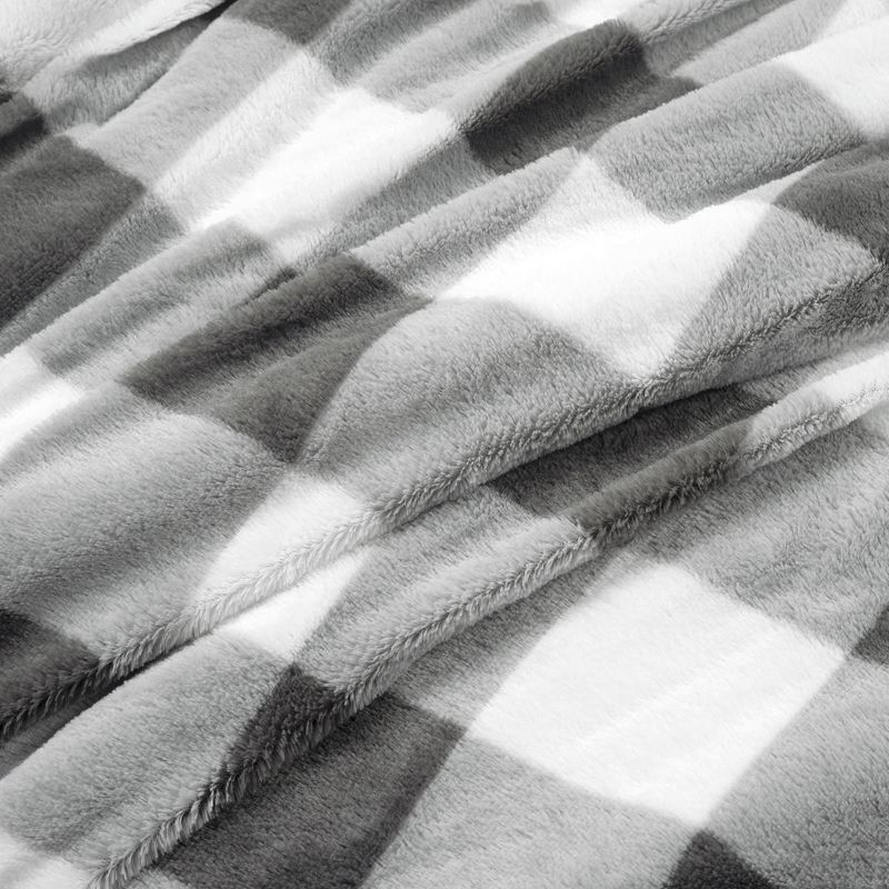 Lush Décor Soft Plush Plaid All Season Comforter Bedding Set, 4 of 9
