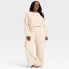 Women's Quilted Lounge Sweatshirt - Auden™ - 3 of 3