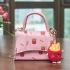 Willow & Ruby Girls' French Fry Print Mini Top Handle Crossbody Bag for Kids (Youth) - 2 of 4