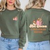 Simply Sage Market Women's Graphic Sweatshirt Hot Cocoa and Christmas Movies Front and Back - 2 of 4