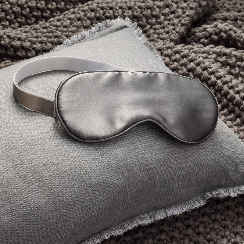 Casaluna Solid Silk Eye Mask