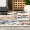 TackView Machine Washable Area Rug, Non-Slip Backing, Low Pile Faux Wool Accent Carpet, Vintage Rugs for Living Room, Bedroom - 4 of 4