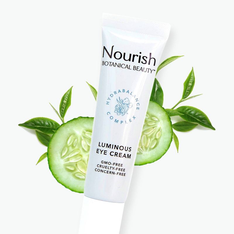 Nourish Organic Botanical Beauty Luminous Eye Cream - 0.5 fl oz, 3 of 5