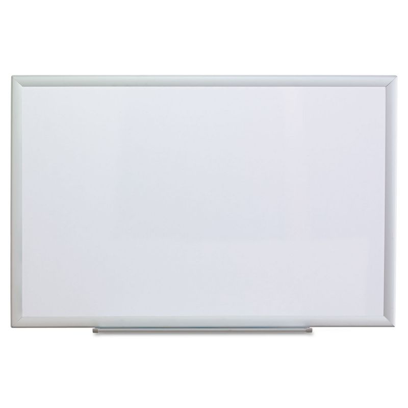 UNIVERSAL Dry Erase Board Melamine 36 x 24 Aluminum Frame 44624, 1 of 9