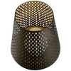 Northlight Large Laser-Cut Votive Candle Holder - 11" - Black and Gold Finish - 4 of 4