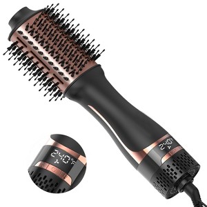 Nicebay Hair Dryer Brush, Blow Dryer Drush, Hot Tools Blow Dryer Brush for Women, One Step Blowout Brush with Display Screen, Oval Ceramic Barrel - 1 of 4