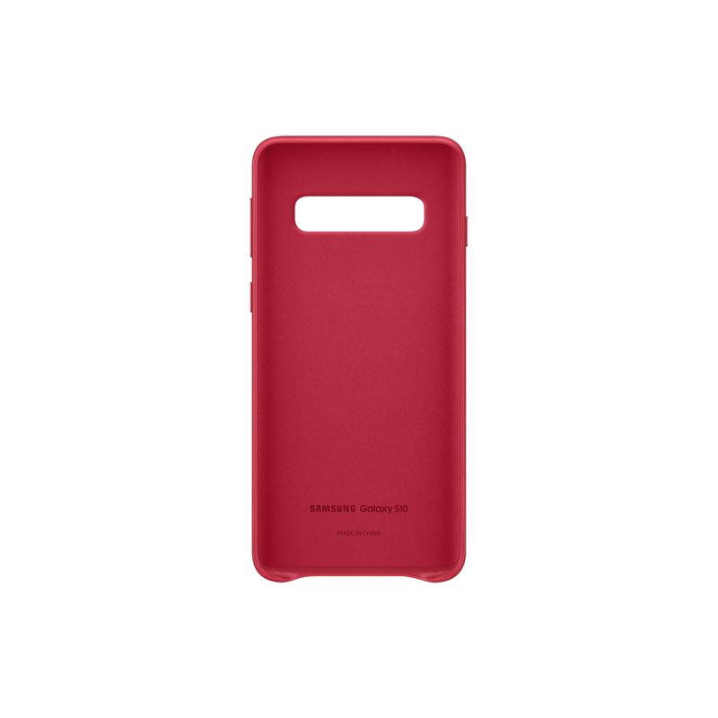 Original Samsung Leather Case for Samsung Galaxy S10 - Red, 4 of 5