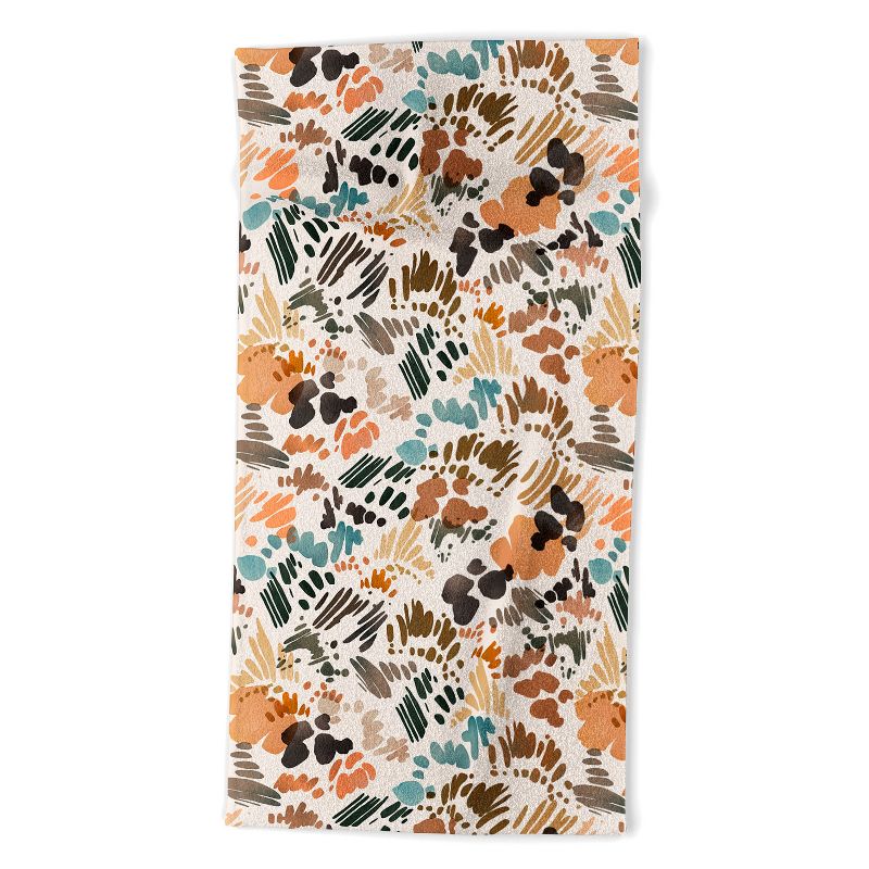 Marta Barragan Camarasa Modern Abstract Of Brush Stroke Beach Towel - Deny Designs, 1 of 3