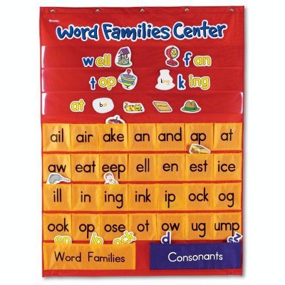 Learning Resources Word Families Center Pocket Chart