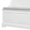 NicBex Storage Bench Modern Wooden Shoe Bench with Open Shelves, Curved Side Panels and Cushion for Mudroom, Entryway - 4 of 4