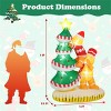Angel Sar 7ft Inflatable Christmas Tree with Gingerbread Men, 7 LED Light-Up Outdoor Decoration, Self-Inflating Yard Decor with Star Topper - 3 of 4
