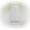Outdoor Accent Table Lamp with Chain Style Filament LED Lights White - Alpine Corporation: Portable, Solar-Powered, Modern Lantern Design - 2 of 4