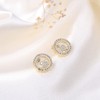 Floating CZ Bear Necklace, Ring or Earrings for Women Gold Plated Sterling Silver Ginger Lyne - 2 of 4