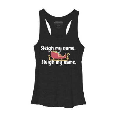 Women's Design By Humans Christmas pun By BeingMasculine Racerback Tank Top