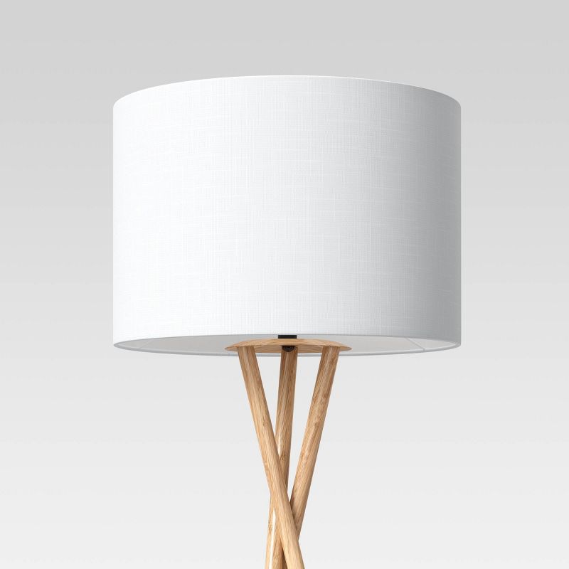 Modern Tripod Floor Lamp Natural - Threshold™, 3 of 8