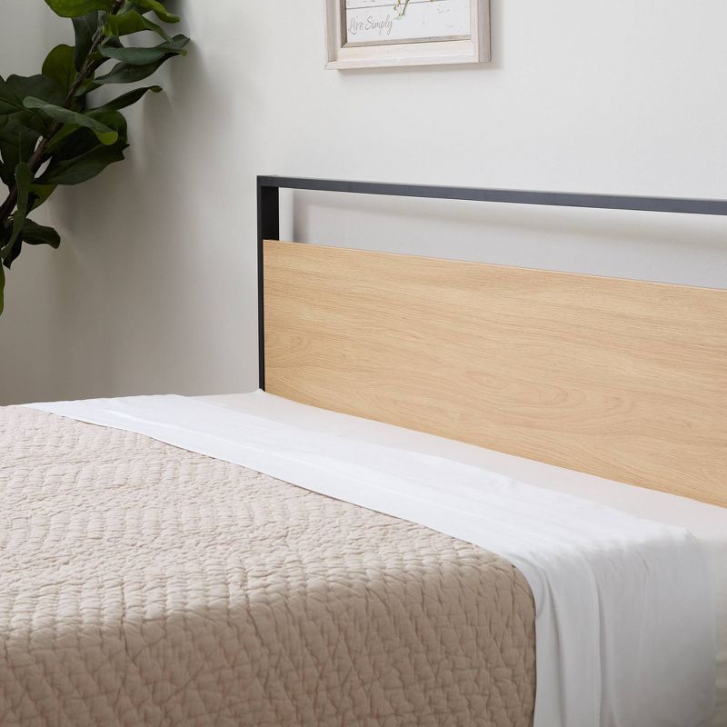 Nora Metal and Wood Platform Bed Frame - Brookside Home, 5 of 10