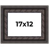 PosterPalooza | 3.5" Wide Ornate Black Picture Frame - UV Acrylic, Backing Board, Hanging Hardware Included - 2 of 4