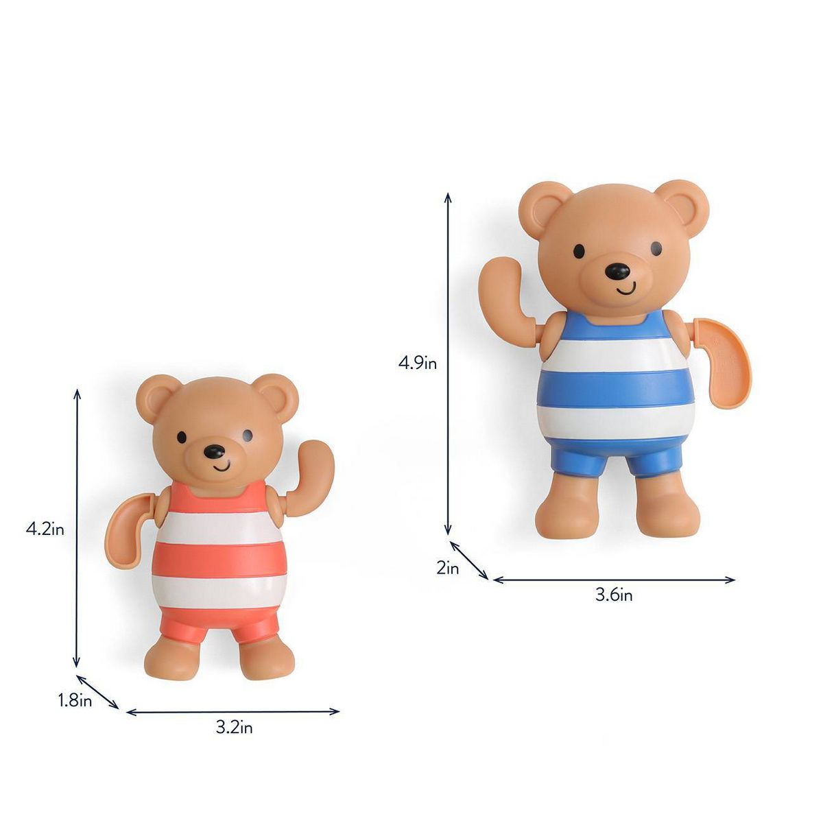 Itzy Ritzy Silly Swimmers Bath Toys - 2pc - thumbnail 7