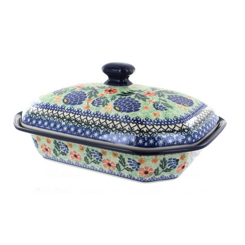 Sofia Home White Oval Stoneware Casserole Dish with Lid by Sofia