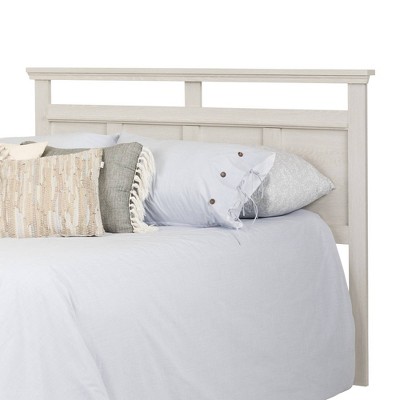 Versa Full/Queen White Laminated Wood Headboard