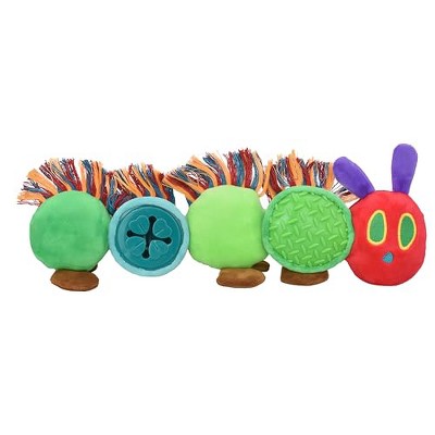 Multipet Eric Carle Very Hungry Caterpillar Treat Plush Dog Toy