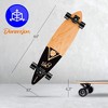 SereneLife Canadian Maple Deck Skateboard - Durable and Smooth Ride - image 2 of 4