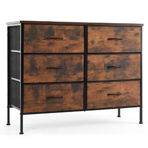 CAVINAS Fabric Dresser,Multifunctional Dressers Organizer with Drawers,Closet Organizer for Bedroom,Nursery,Entryway - 1 of 4