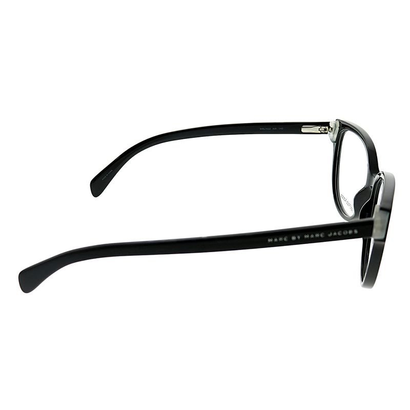 Marc by Marc Jacobs  A9I Unisex Square Eyeglasses Black Milky Black 51mm, 3 of 4