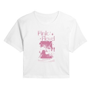 Women's - Pink Floyd - Pink Floyd Live Wywh Cropped Graphic T-Shirt - 1 of 4