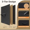 GALAXHERO Dresser for Bedroom with 10 Drawers Wide Fabric Dresser for Storage and Organization Chest of Drawers for Living Room Hallway Closet Black - 3 of 4