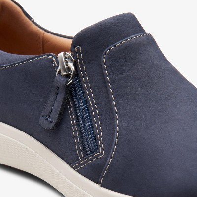 Женские кроссовки Clarks Womens Nalle Lilac Navy Nubuck Sneakers 8 Medium — фото 8