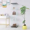 NicBex 3 Shelves File Cabinet with 1 Door Glass Cabinet,Office Cabinet with Spacious Tier-Shelving Design,Filing Cabinet for Home Office - 2 of 4