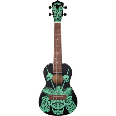 Mitchell Tiki Glow In The Dark Ukulele Black