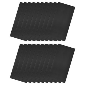 Unique Bargains Aluminum DIY Laser Printing Office Engraving Blank Metal Card - 1 of 4