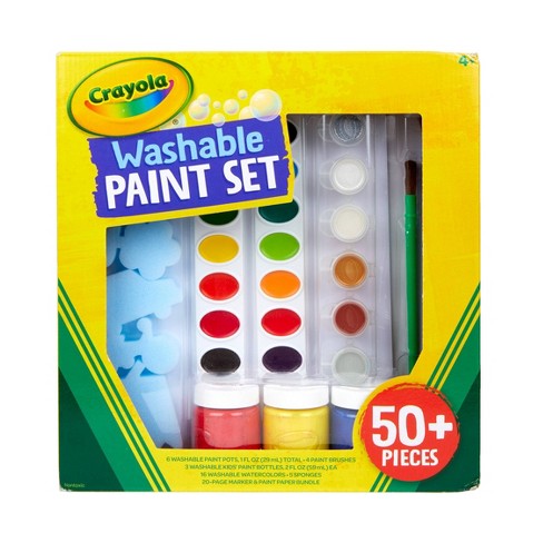 Paint Set with Art Supplies Included, Washable Paint With Paint Brushes and  Cups for Kids And Toddler, Complete Painting Supplies