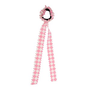 Unique Bargains Elegant Square Sequin Bow Ribbon Hair Elastic Band 1 Pc - 1 of 4