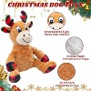 ZippyPawsDog Christmas Reindeer Plush Toys with Squeaker, Soft Pet Teeth Toys for Small & Medium Dogs - 2 of 4