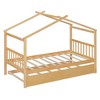 Merax Twin Size House Bed with Pull-Out Trundle - 3 of 4