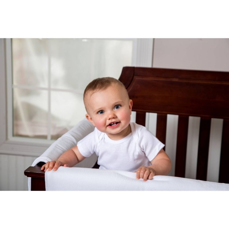 Trend Lab 51" Fleece Front Rail Cover for Convertible Cribs, 3 of 12