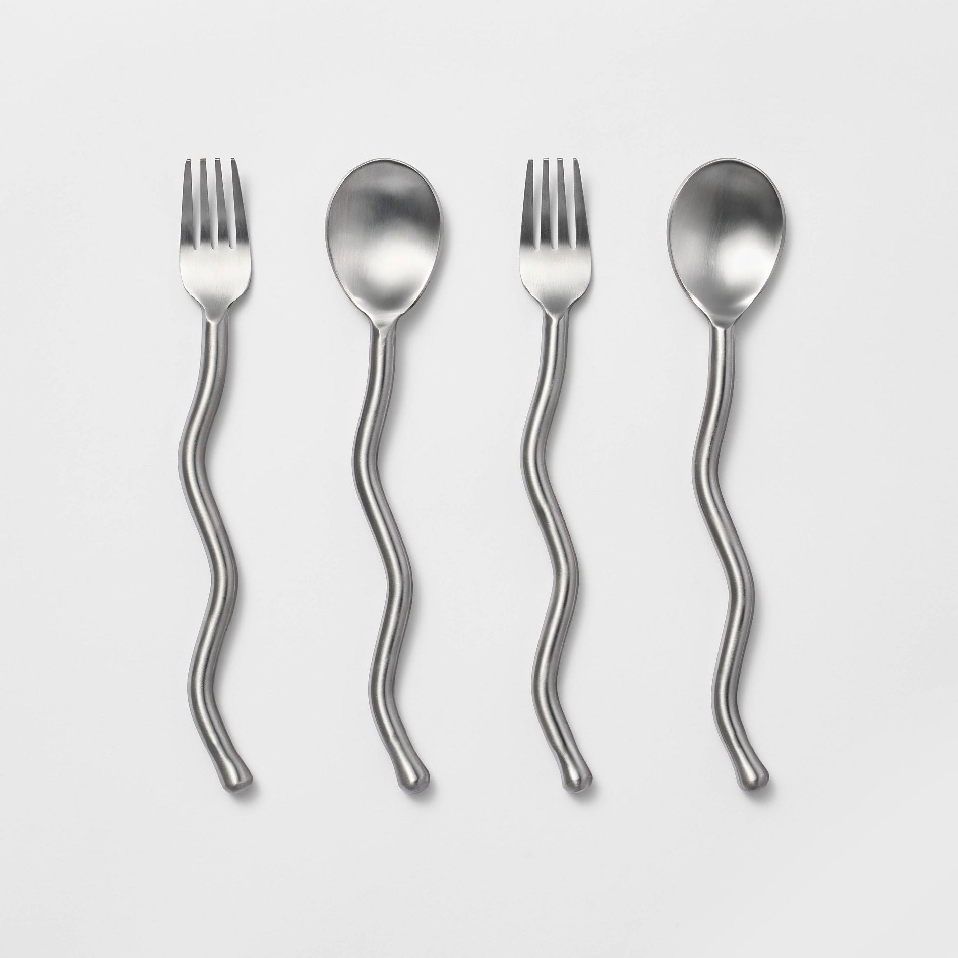 4pc Metal Appetizer Utensils Set - Threshold™ designed with Studio McGee