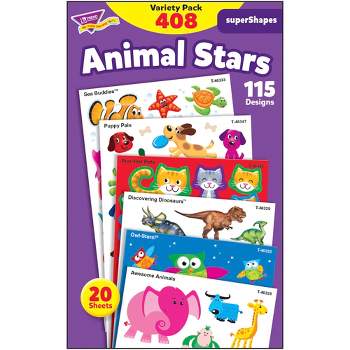 Animal Fun Sparkle Stickers Variety Pack, 656 ct - T-63910, Trend  Enterprises Inc.