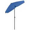 vidaXL Beach Parasol Azure Blue 70.9"x47.2" - 4 of 4