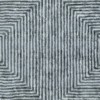 Hauteloom Quartz Patterned Sheen Blue/Green Viscose Rug - 4 of 4