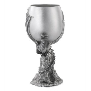 Royal Selangor Hand Finished Game of Thrones Collection Pewter Drogon Goblet Gift - 1 of 4